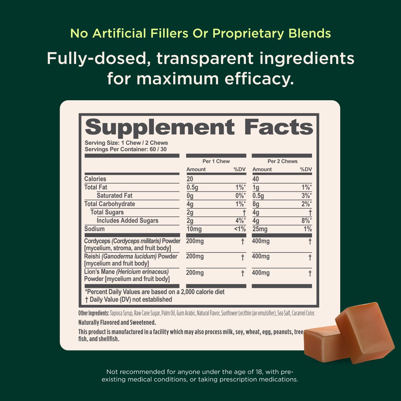 Product label detail highlights organic, non-GMO formula in an NSF-certified U.S. facility.