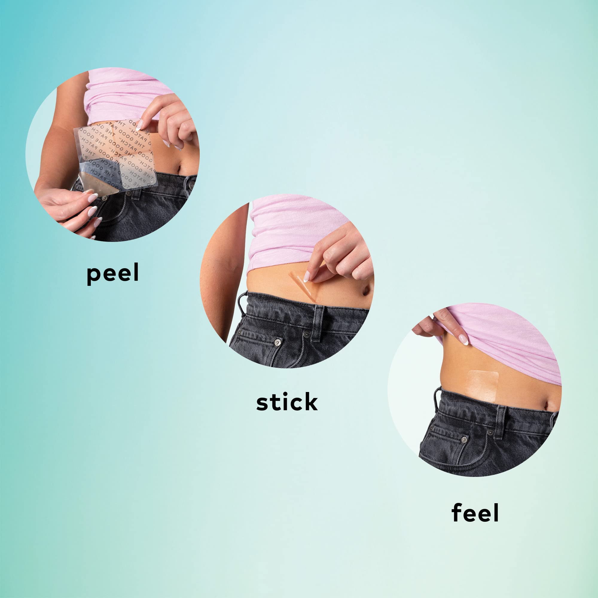 The Good Patch packaging and discreet wearable wellness kit.