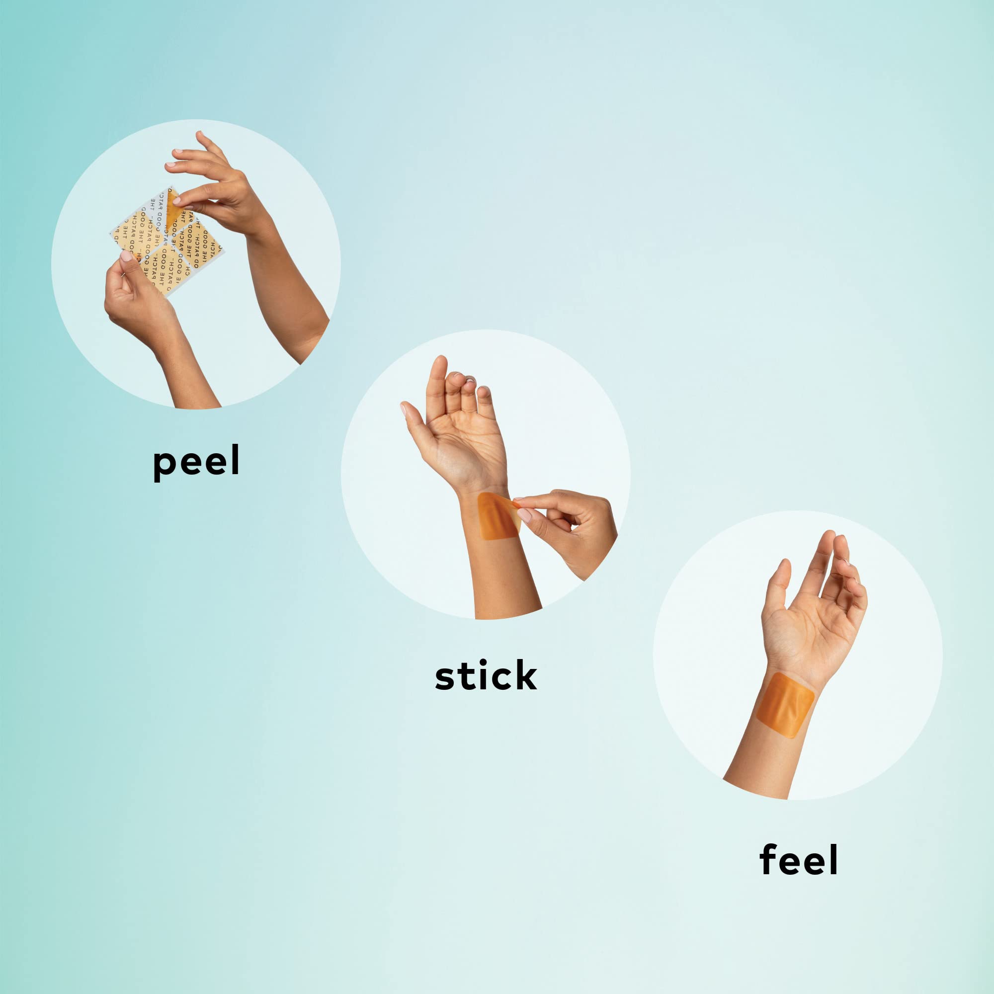 The Good Patch Revive 12-hour wear shows flexible timing for day plans.
