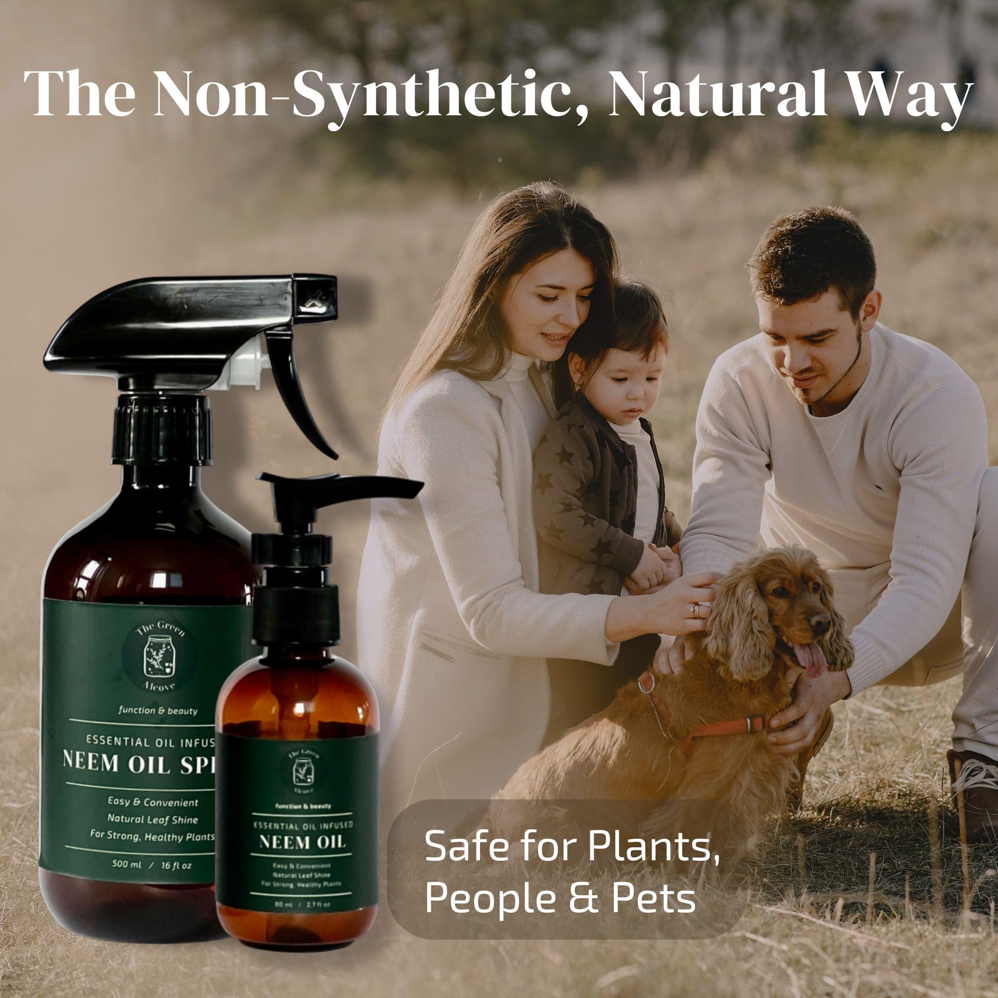 The Green Alcove Neem Oil plant-care essentials for gardeners.
