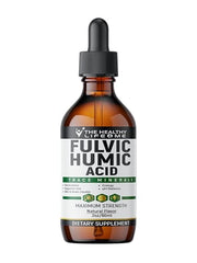 The Healthy Life 4 Me Fulvic bottle pour enables easy daily mixing with water.
