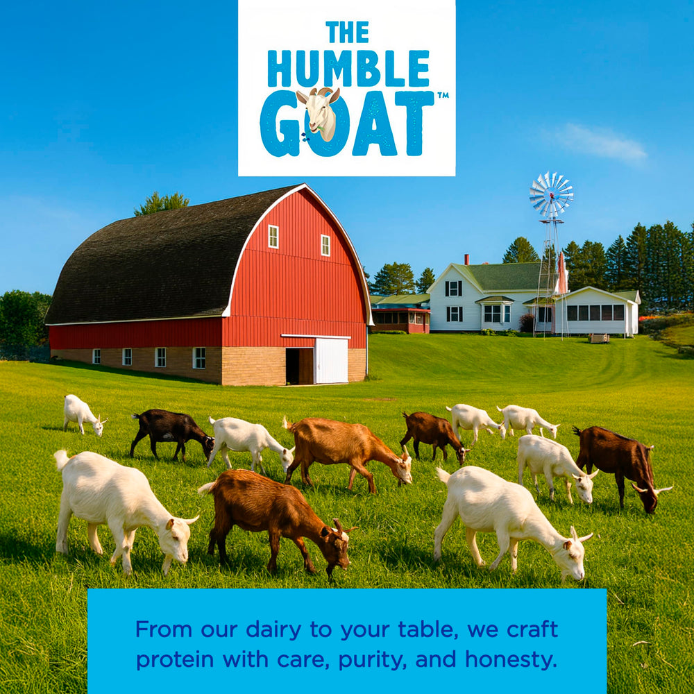 The Humble Goat goat milk ingredients list highlights natural sourcing.