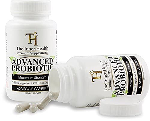 The Inner Health Advanced Probiotics packaging box with product info