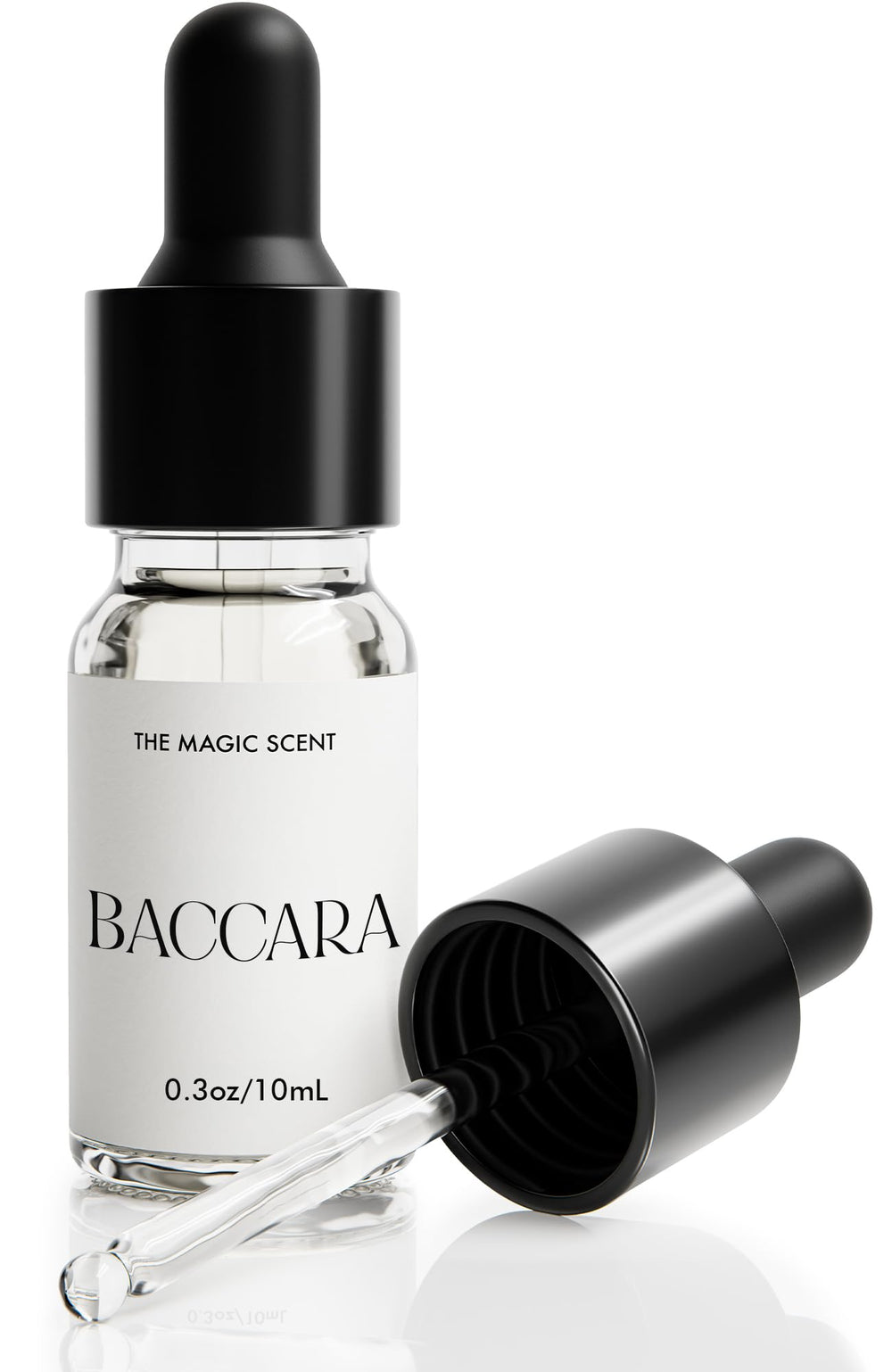The Magic Scent Baccara diffuser oil bottle for long-lasting luxury.