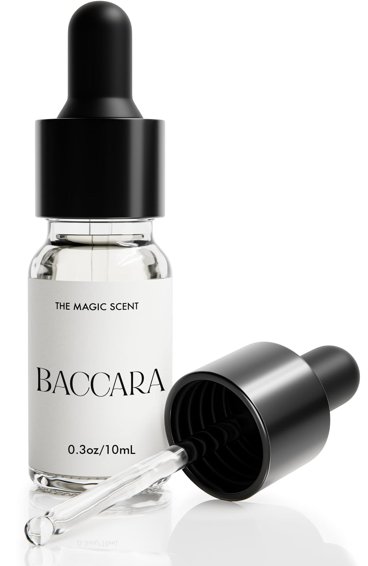 The Magic Scent Baccara diffuser oil bottle for long-lasting luxury.