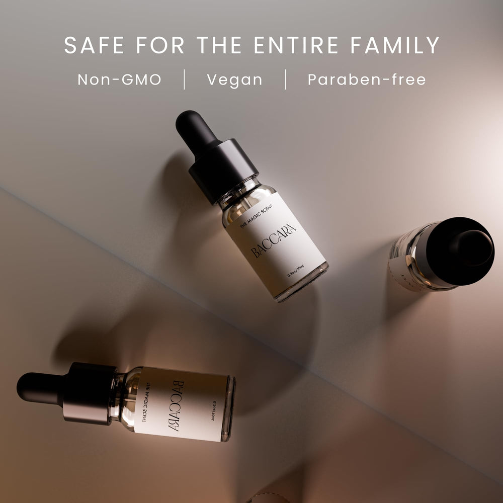 The Magic Scent Baccara diffuser oil pour to scent a room evenly.