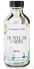 The Magic Scent Hotel Di Capri diffuser oil bottle showcases premium scent for elegant rooms.