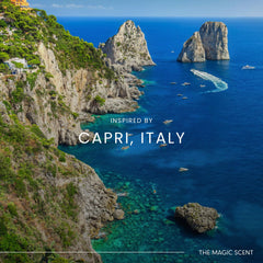 The Magic Scent Capri packaging image conveys luxury presentation for gifting.