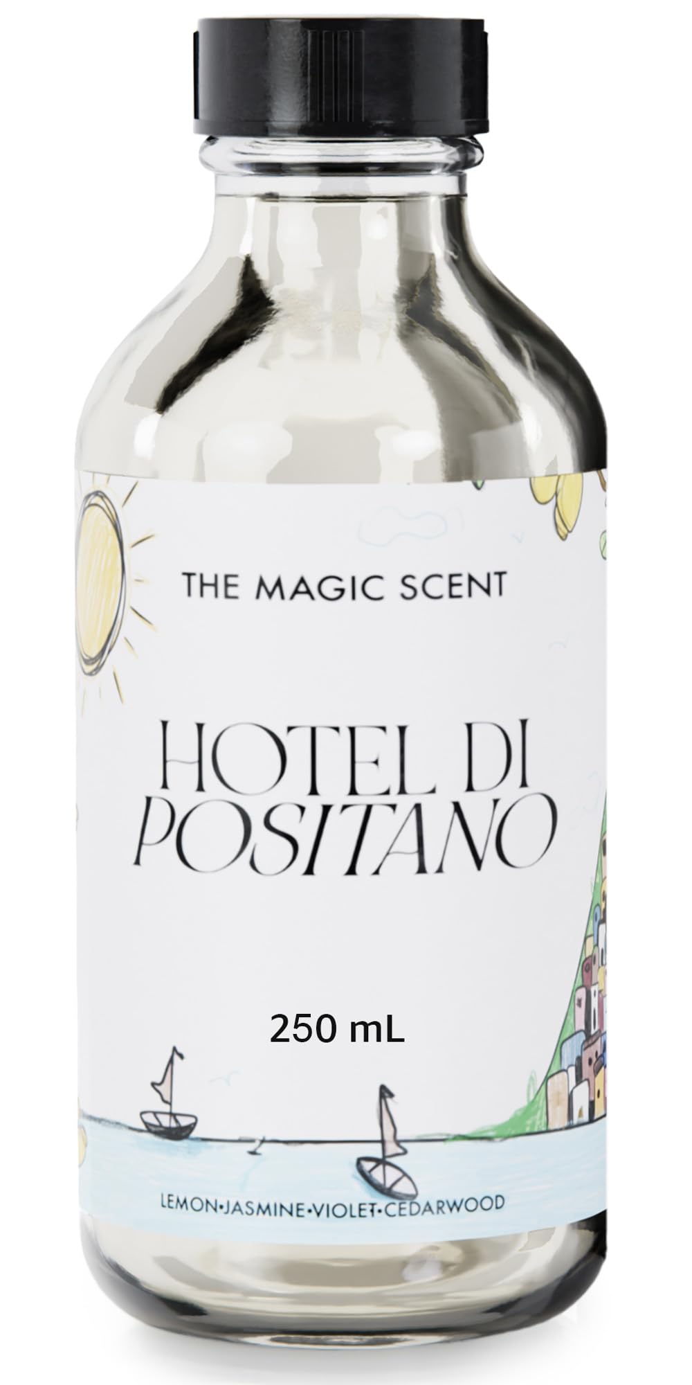The Magic Scent Hotel Di Positano diffuser oil bottle ready for use.