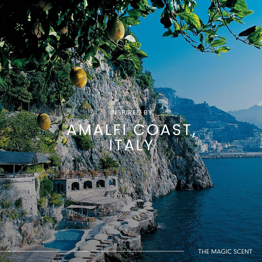 The Magic Scent Hotel Di Positano packaging box shows premium quality.