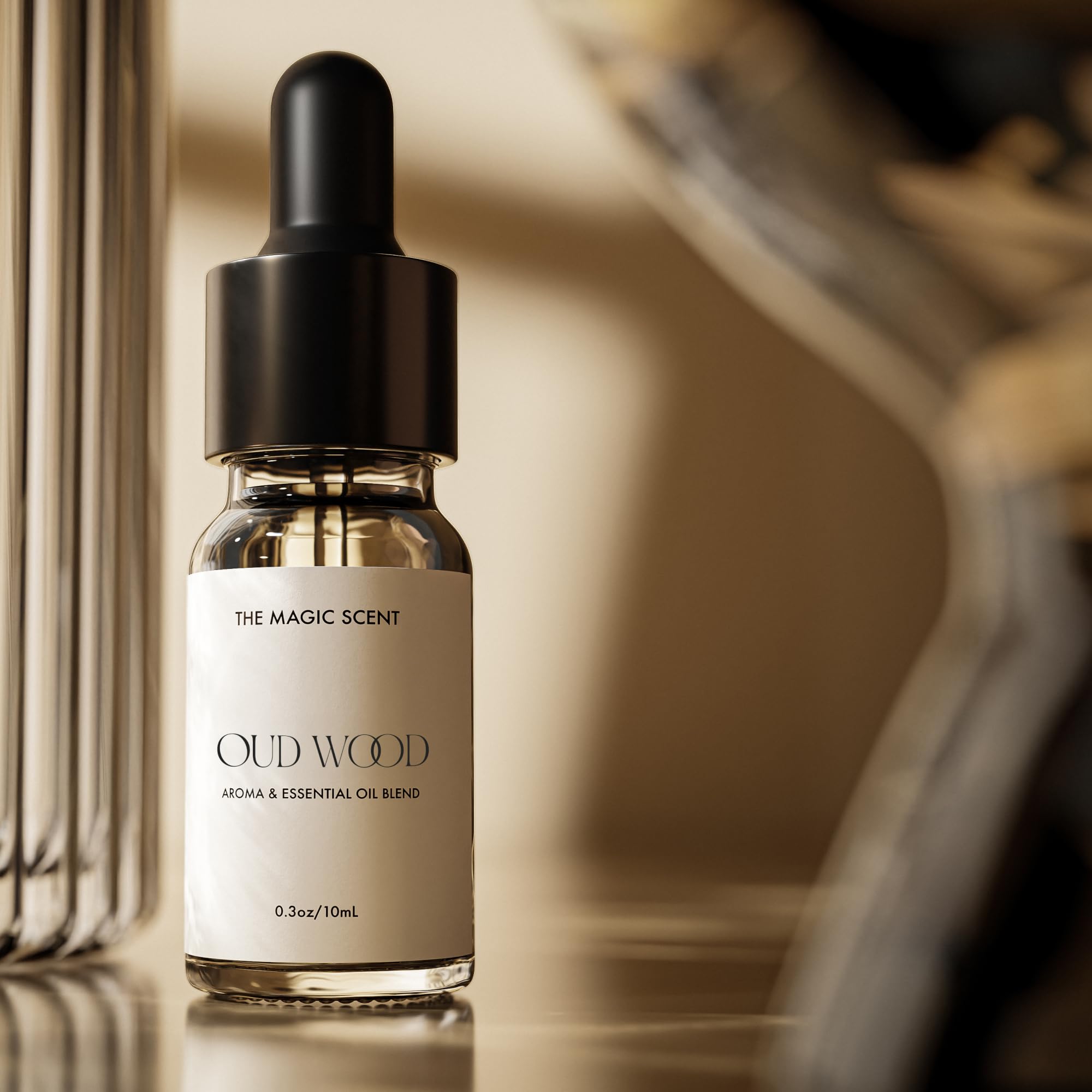 In-diffuser setup with The Magic Scent Oud Wood oil