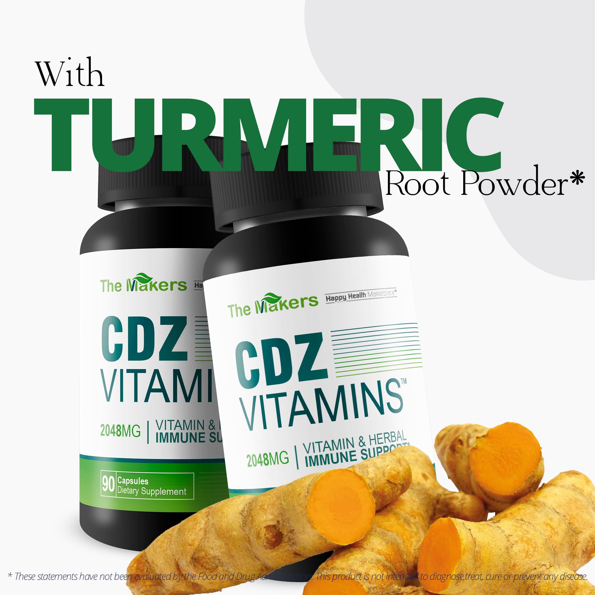 The Makers CDZ Vitamins immune support concept supports daily resilience.