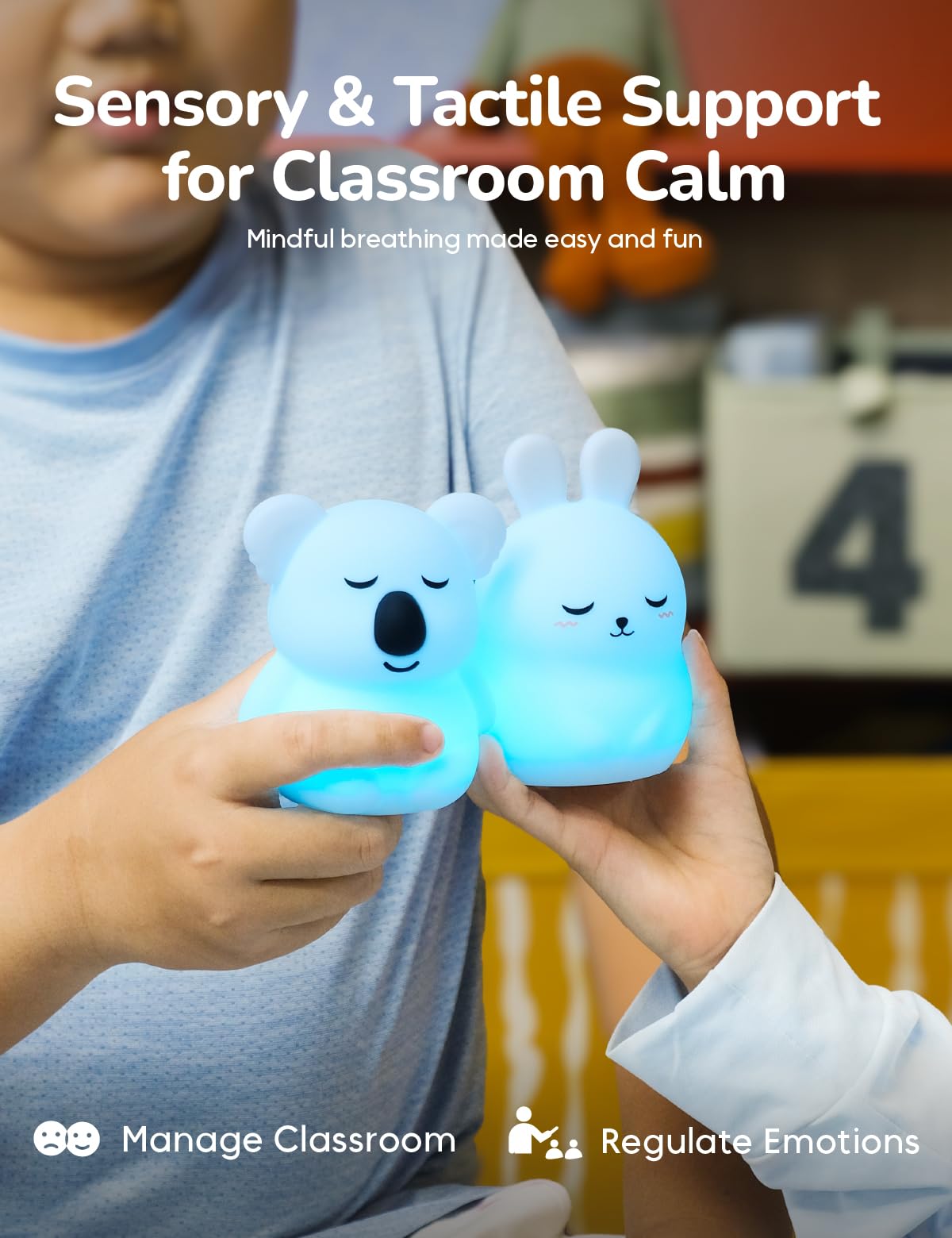 The Pal Company Breathing Pal Mini Bonnie classroom setup supports SEL and calm corners