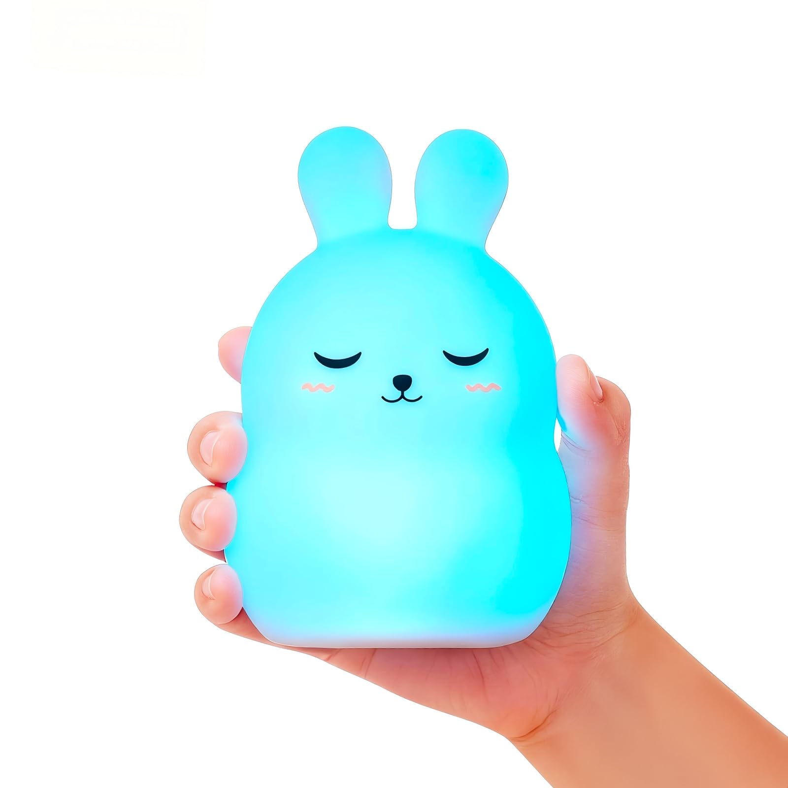 The Pal Company Breathing Pal Mini Bonnie front view with soft glow for focus