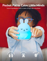 The Pal Company Breathing Pal Mini Bonnie in hand shows portable calm on the go