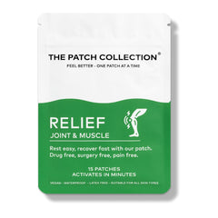 The Patch Collection muscle patch on back for targeted support during daily activity.