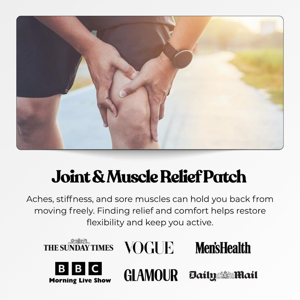The Patch Collection patch on shoulders for daily movement support.