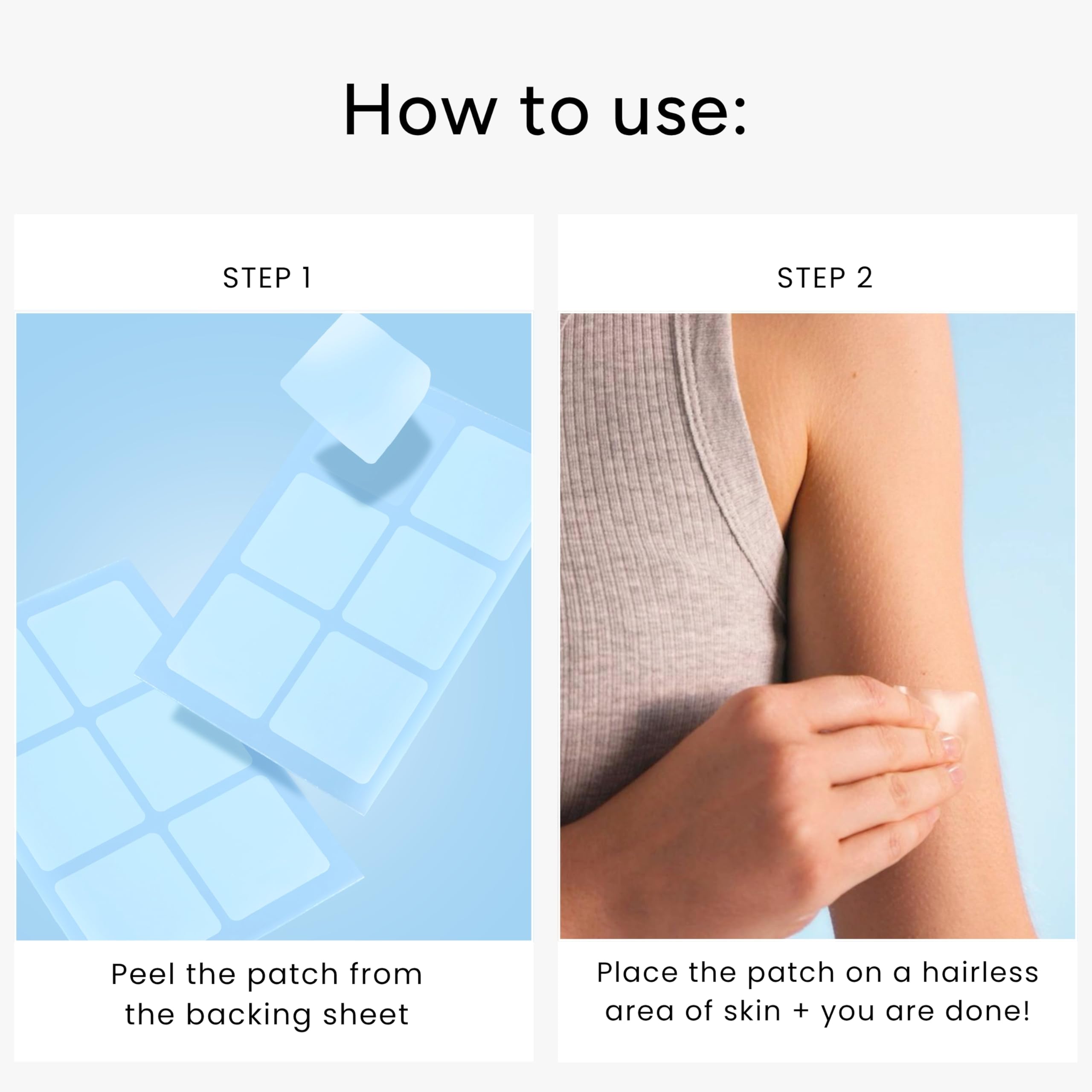 Night use scenario with Relax Patch for evening routines.