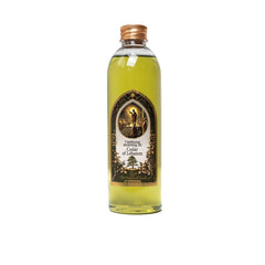 The Peace of God Cedar of Lebanon oil bottle packaging with elegant label for spiritual rituals.