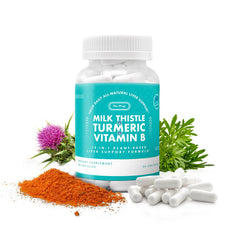 The Plug Liver Cleanse bottle front view highlighting Milk Thistle for daily wellness.