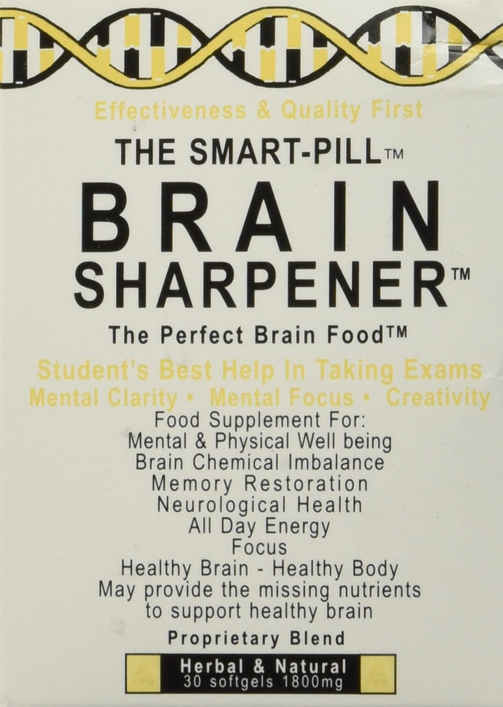 The Smart Pill Brain Sharpener bottle on a desk supports study focus.