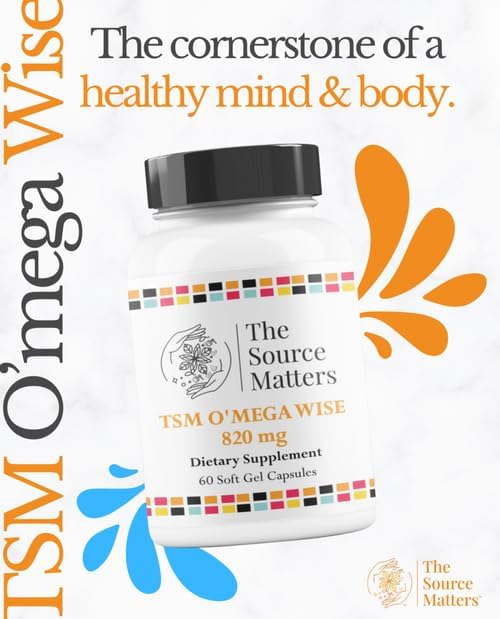 The Source Matters Omega-3 label detail showcasing Chilean-sourced purification.