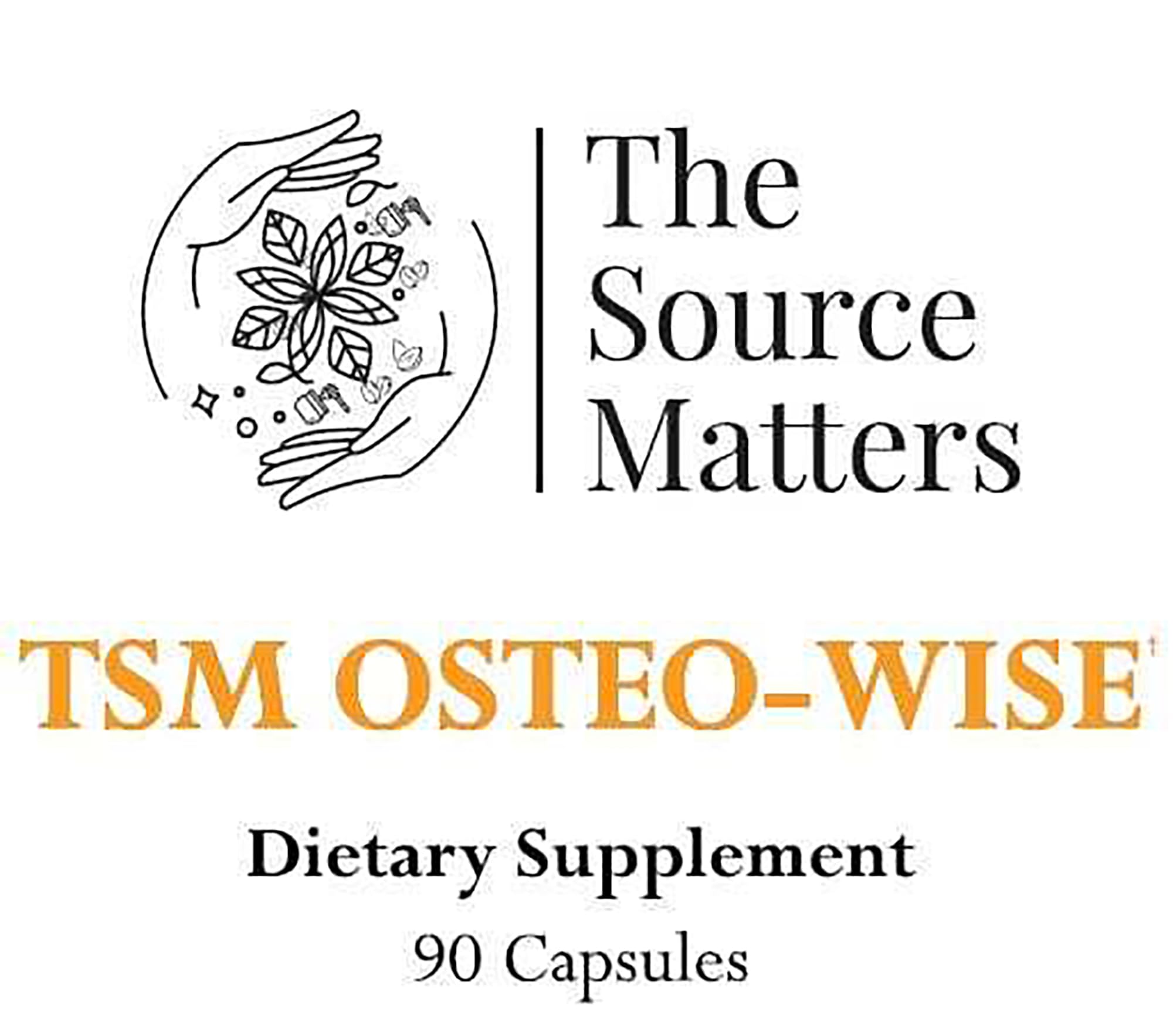 A person taking Osteo-Wise capsules as part of a daily routine.