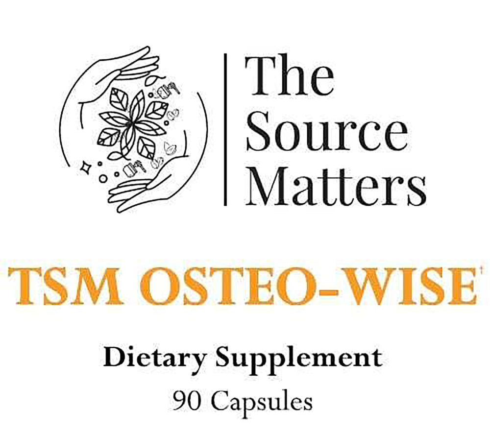 A person taking Osteo-Wise capsules as part of a daily routine.