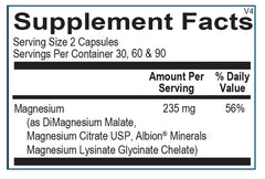 Rise Magnesium dispensed capsules ready for everyday energy and muscle relaxation
