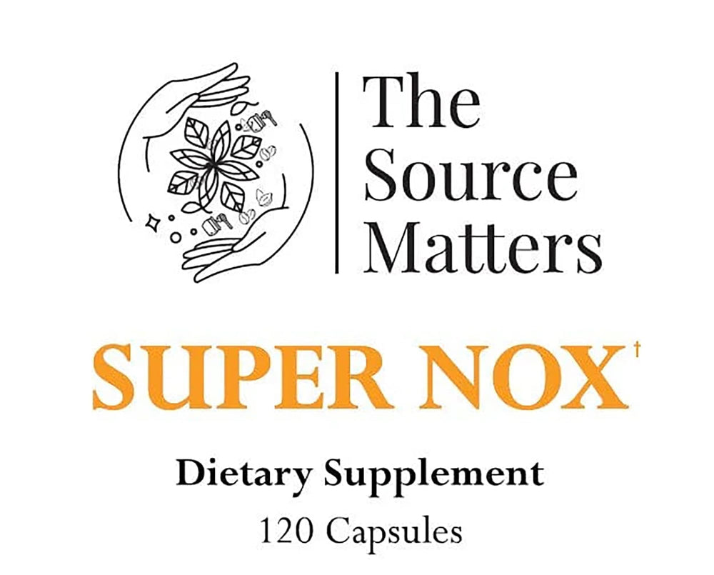 Shelf shot of Super NOX, positioned for trusted vascular wellness
