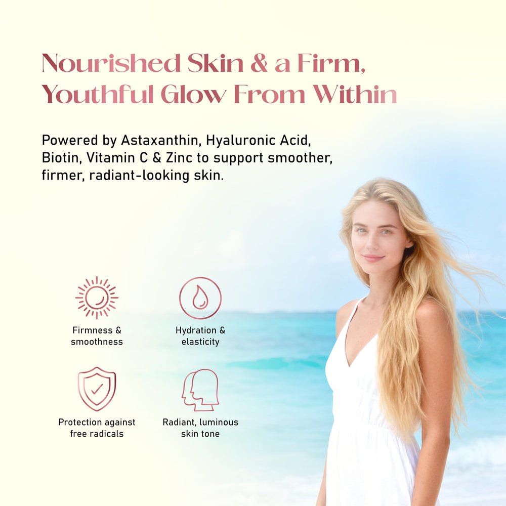 Tan Optimizer Radiance+ bottle in hand conveys portable self-care ritual.
