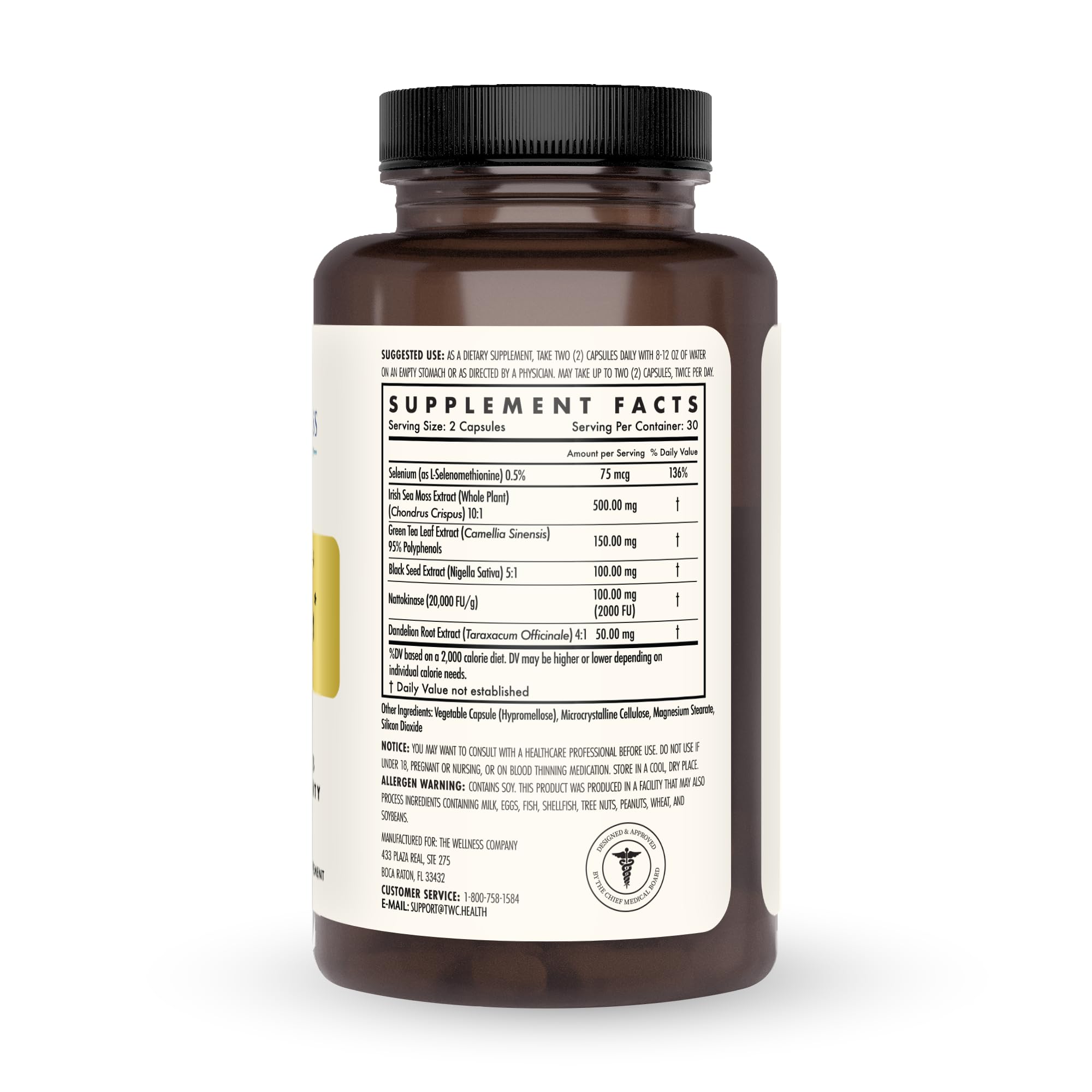 Dandelion root capsules in Spike Support suggest cellular defense support.