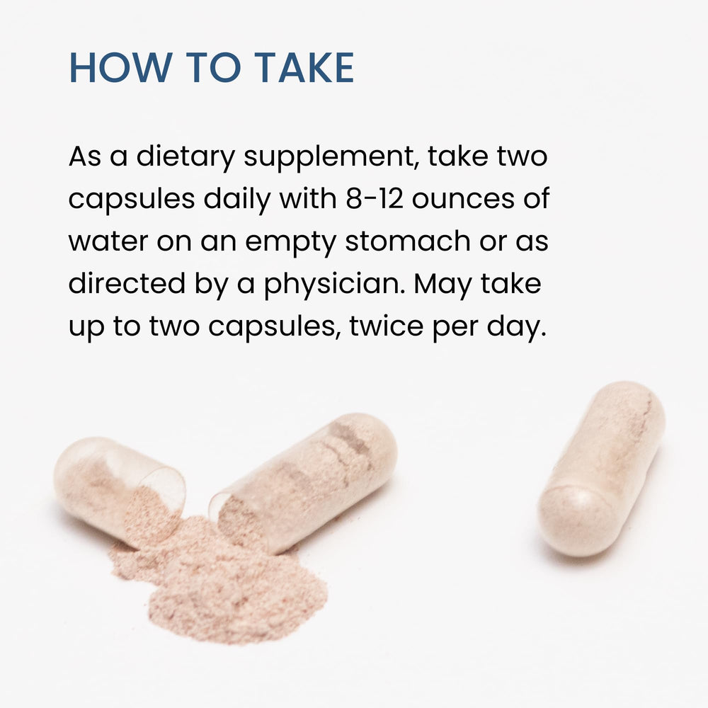 Packaging shot showing 120 capsules and a 60-day supply for ongoing use.
