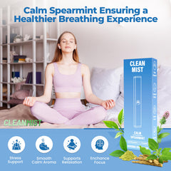 TheCleanMist diffuser pen featuring green tea extracts for relaxed focus.