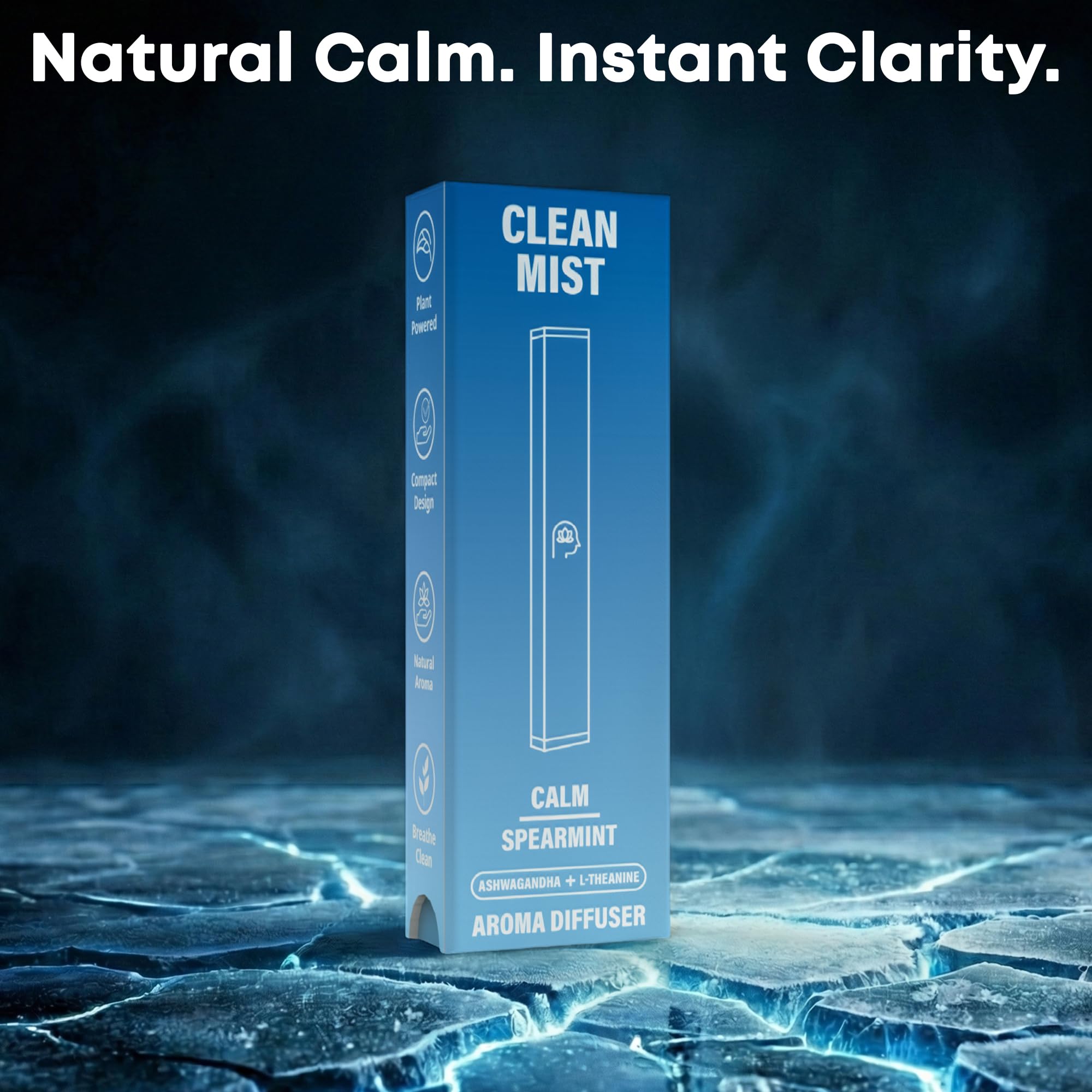 TheCleanMist diffuser pen nicotine-free for a clean aroma experience.