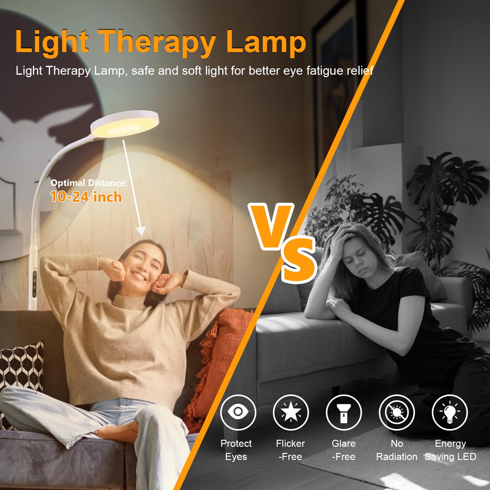 TheDeco lamp offers 5 color temperatures to suit any time of day