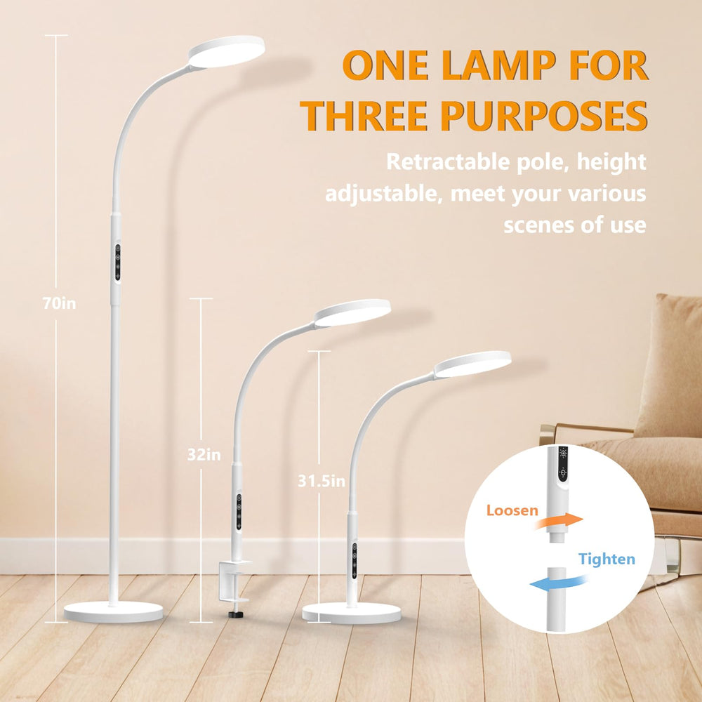 TheDeco energy-saving LED is flicker-free and easy on the eyes