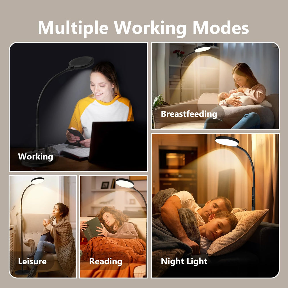 TheDeco lamp placed in a bedroom or study room for versatile use.
