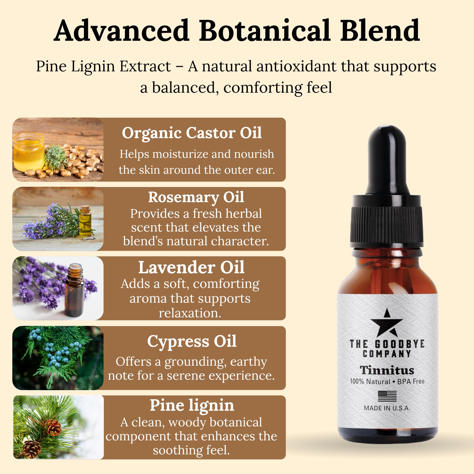 The Goodbye Company capsules daily-use image, vegan-friendly formula for long-term relief