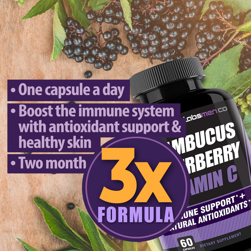 THELABSMENCO Sambucus Elderberry closeup of elderberries evokes natural nourishment