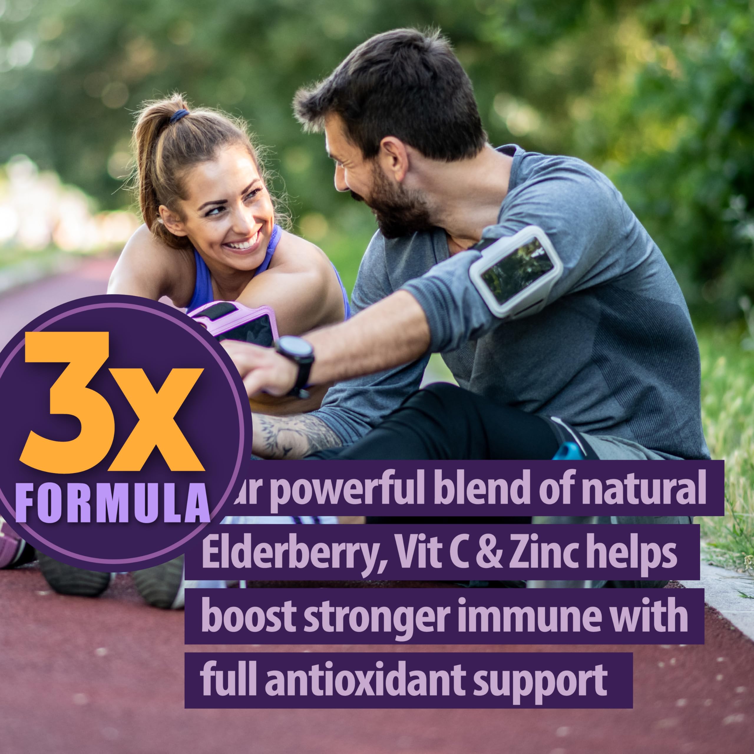 THELABSMENCO Sambucus Elderberry label closeup shows ingredients and nutrition