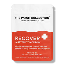 The Patch Collection Night Out Patch on arm for extended evening wear.