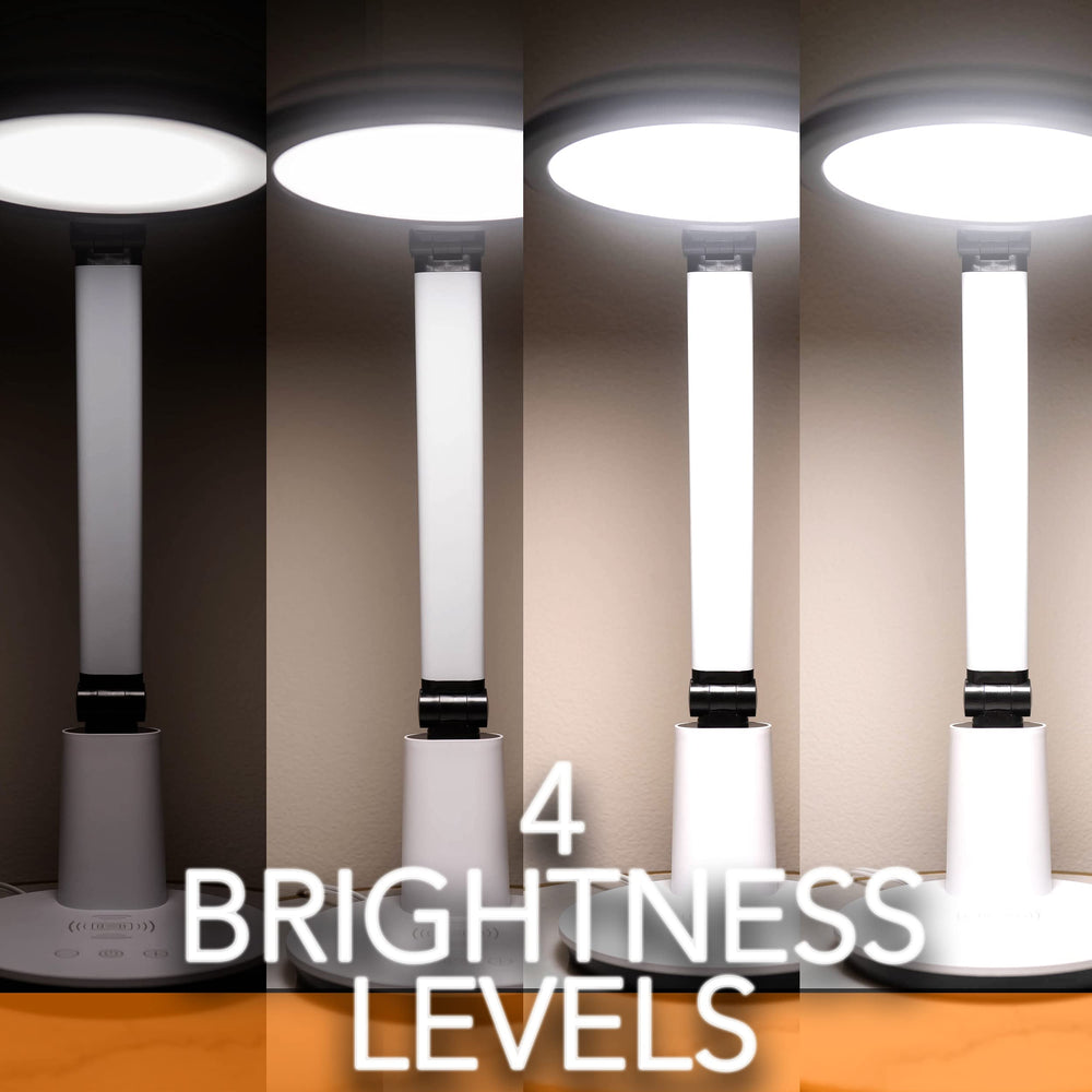 Theralite Halo mood light setting creates customizable ambience.
