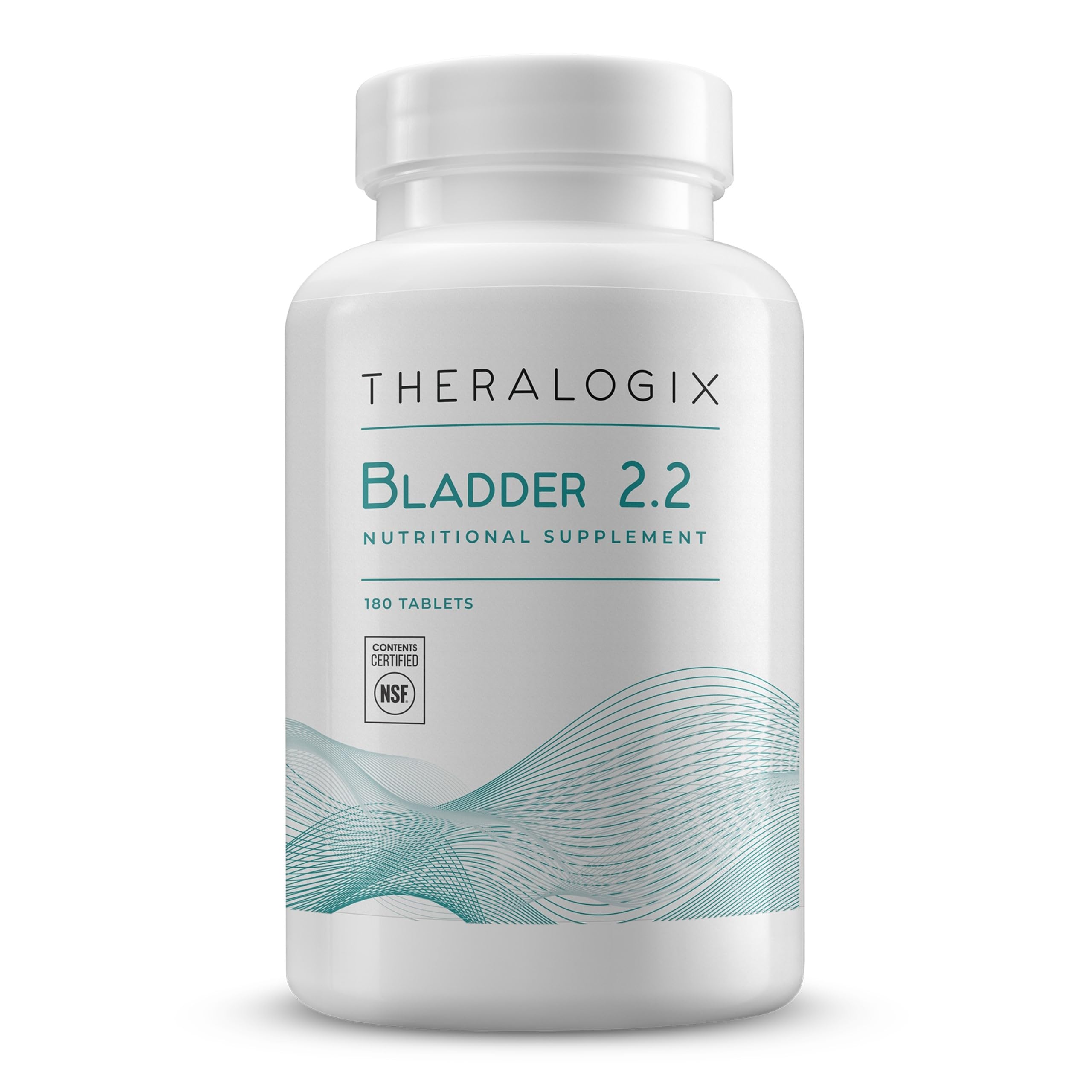 Theralogix Bladder 2.2 bottle front for daily bladder support vitamins