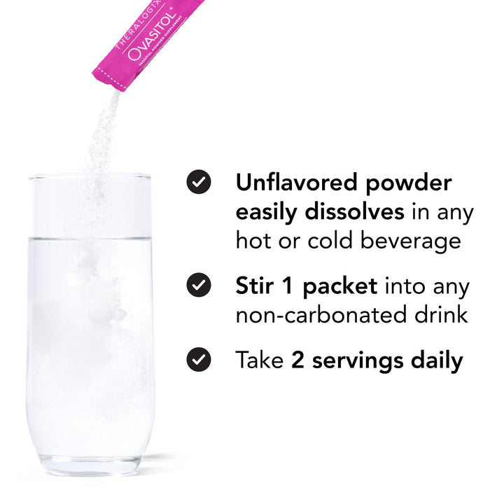 Theralogix Ovasitol is gluten-free, vegan, with no dyes or additives.
