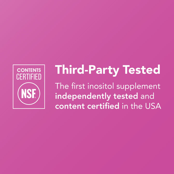 Theralogix Ovasitol USA-manufactured and purity-tested for quality and safety.