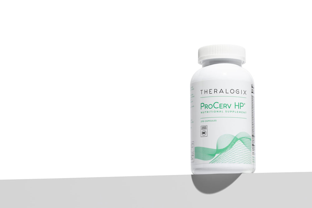 Theralogix ProCerv HP usage scene features a morning routine
