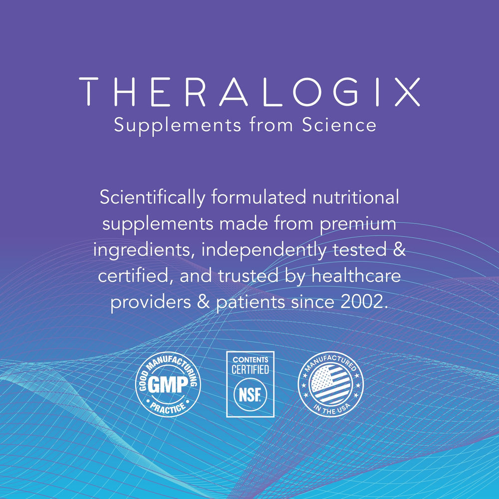 Theralogix Prostate SR ingredients panel with beta-sitosterol and saw palmetto blend.