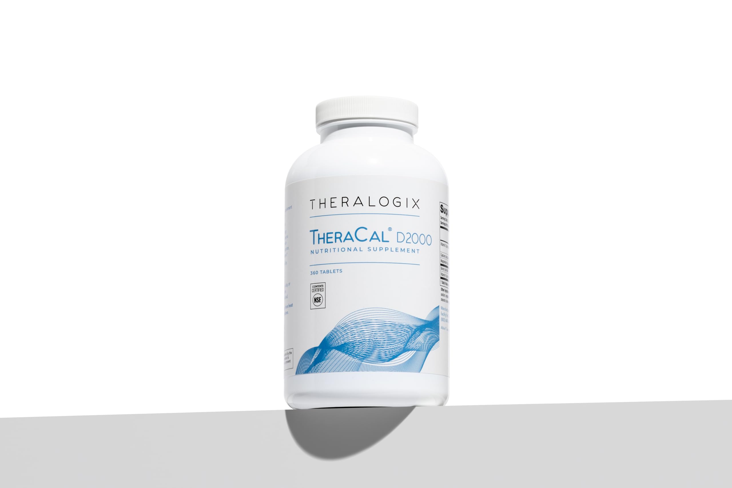 Theralogix TheraCal D2000 90-day supply indicator on packaging