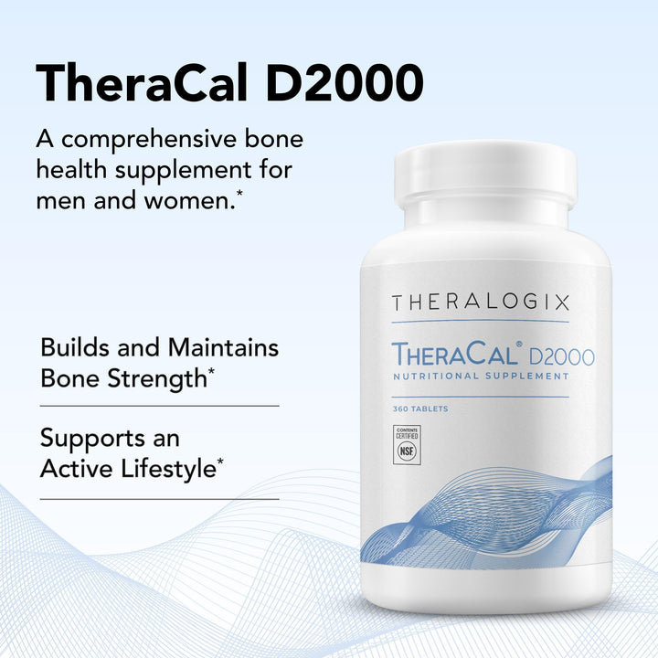 Theralogix TheraCal D2000 packaging detail shows label